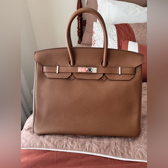 Hermes Handbags - Hermes Alezan Birkin 35 Bag